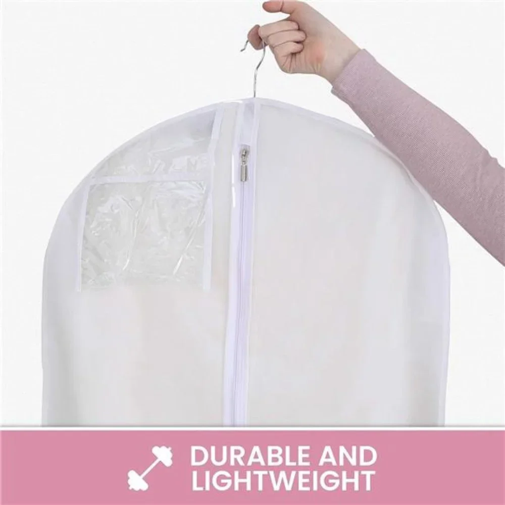 Wedding Dress Garment Bag Great Cover For Storage Or Travel Bridal Gown &Dresses